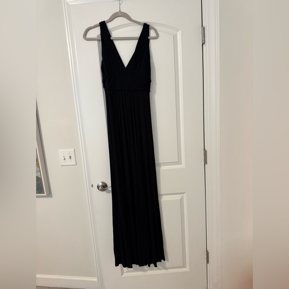 Tart Black Sleeveless Maxi Dress